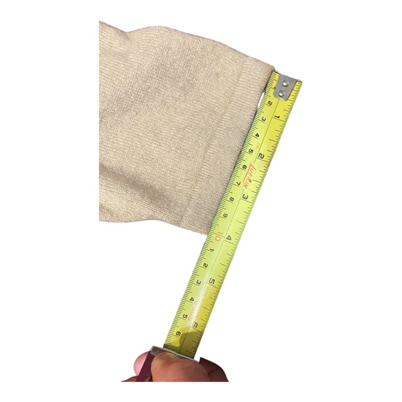 Denner Cashmere camel coloured short sleeve sweater. Sz S - Picture 7 of 15